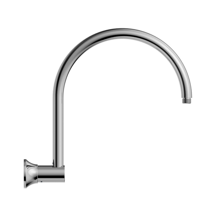 Nero York Shower Arm Chrome Shower Nero