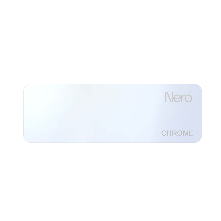 Nero Colour Sample Plate Chrome Sample Nero