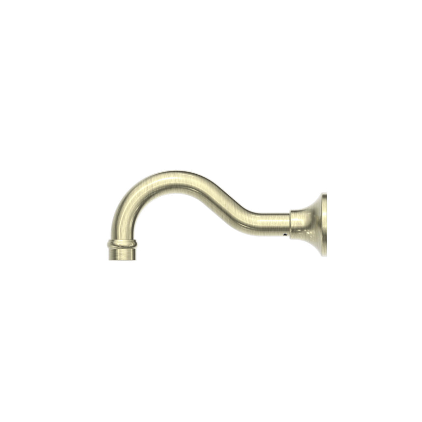 Nero York Basin/Bath Spout Only Aged Brass Bath Spout Nero