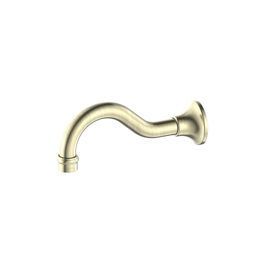 Nero York Basin/Bath Spout Only Aged Brass Bath Spout Nero