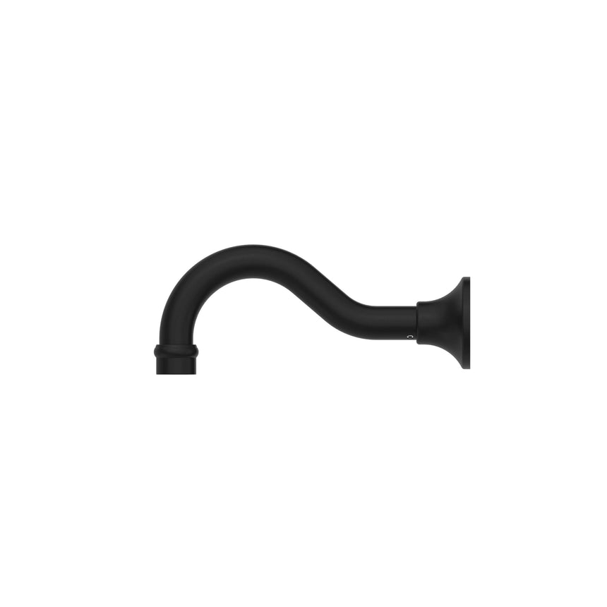Nero York Basin/Bath Spout Only Matte Black Bath Spout Nero