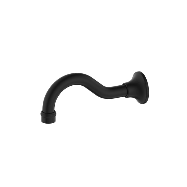 Nero York Basin/Bath Spout Only Matte Black Bath Spout Nero
