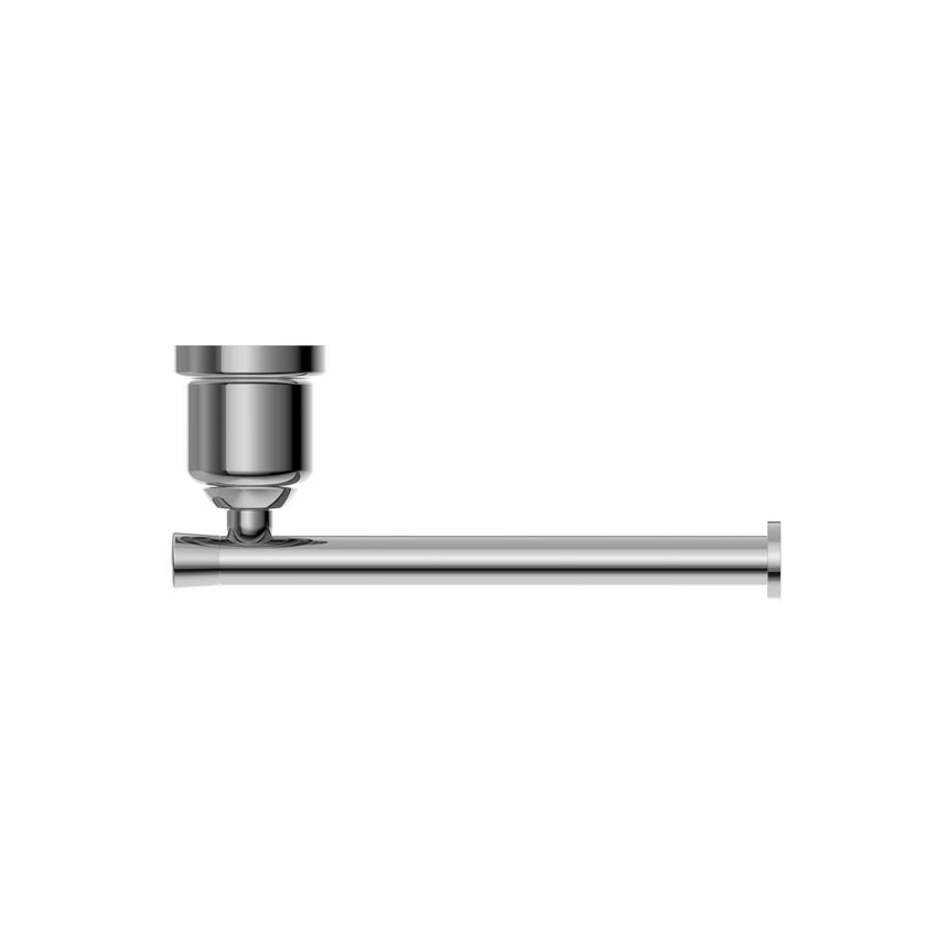 Nero York Toilet Roll Holder Chrome Bathroom Accessories Nero
