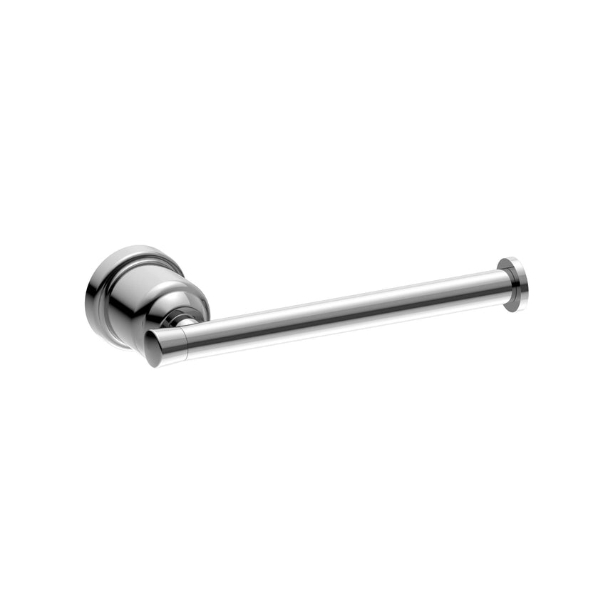 Nero York Toilet Roll Holder Chrome Bathroom Accessories Nero