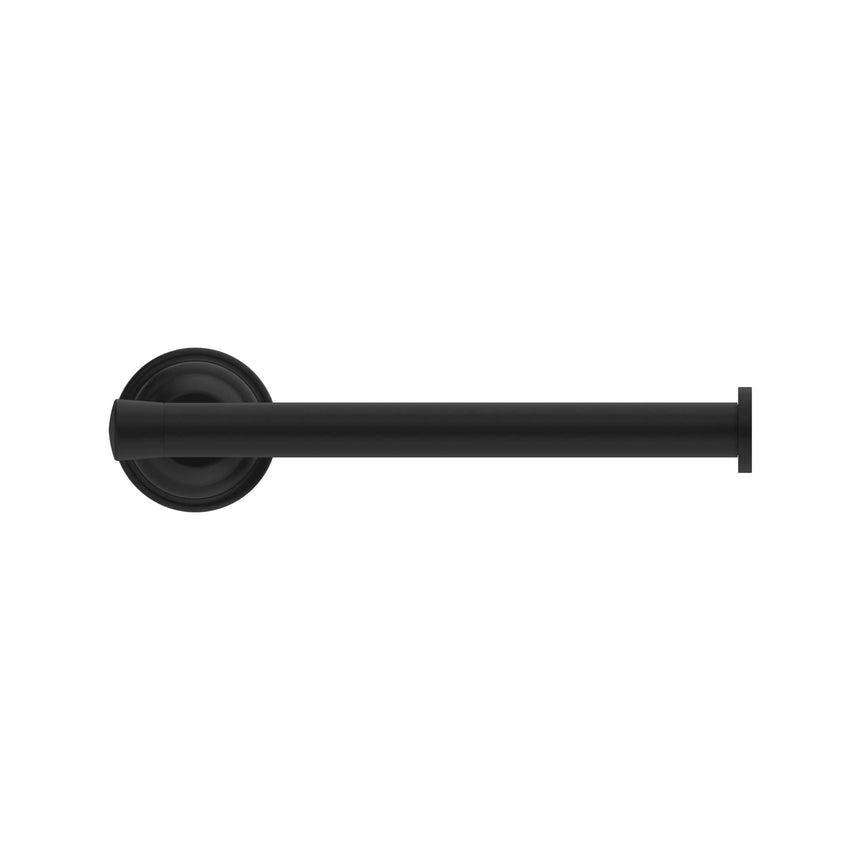 Nero York Toilet Roll Holder Matte Black Bathroom Accessories Nero