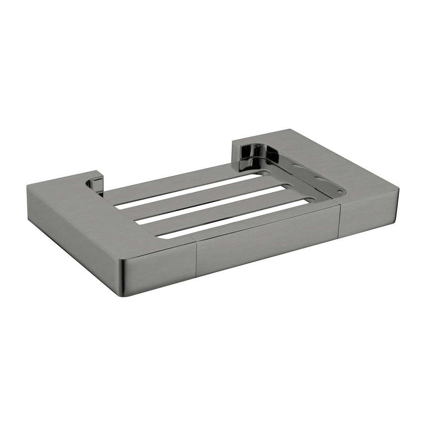 Nero Pearl Soap Dish Holder Gun Metal Bathroom Accessories Nero