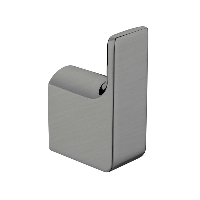 Nero Pearl Robe Hook Gun Metal Bathroom Accessories Nero