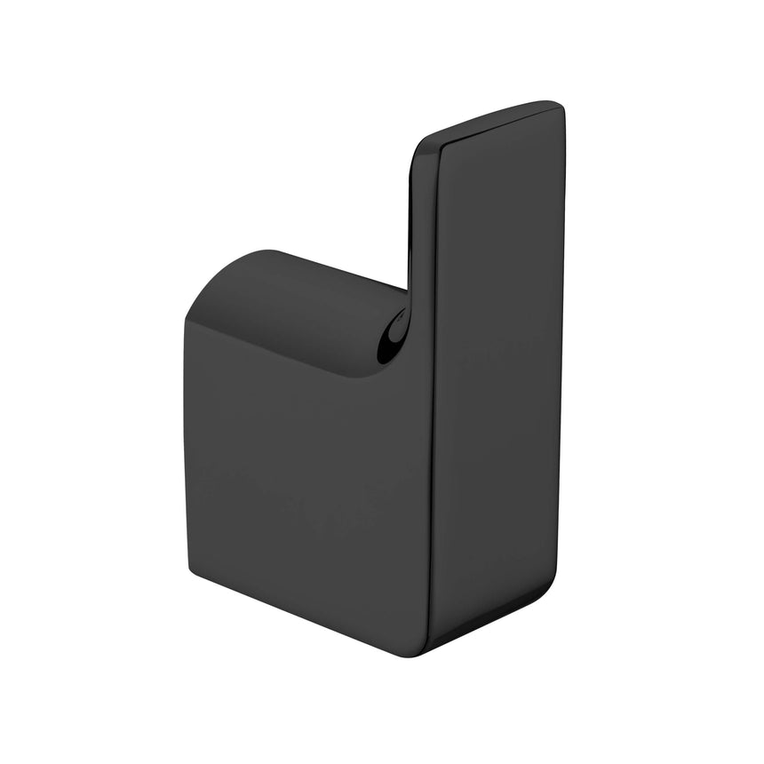 Nero Pearl Robe Hook Matte Black Bathroom Accessories Nero