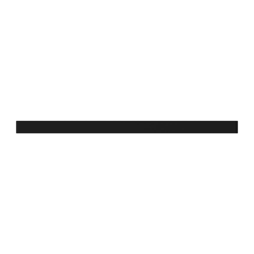 Nero Pearl Metal Shelf Matte Black Bathroom Accessories Nero