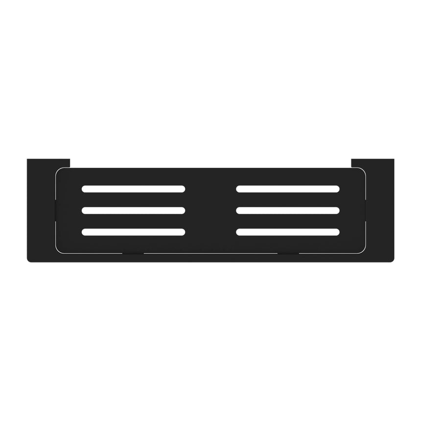 Nero Pearl Metal Shelf Matte Black Bathroom Accessories Nero
