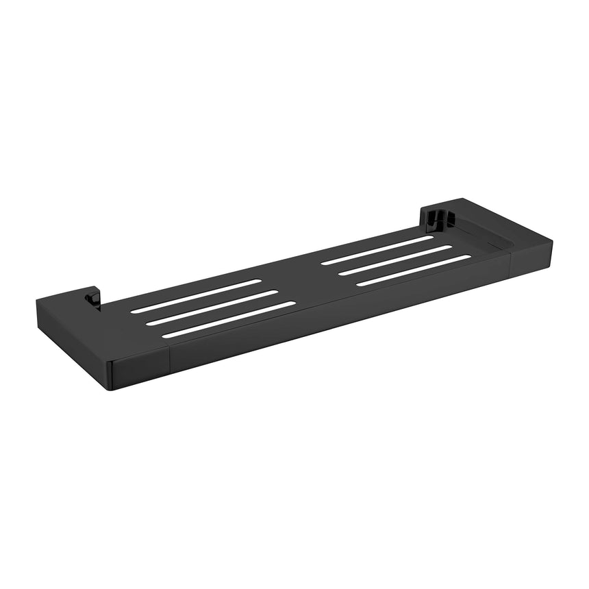 Nero Pearl Metal Shelf Matte Black Bathroom Accessories Nero