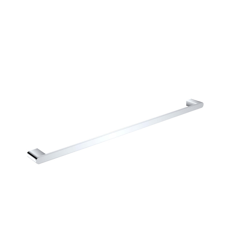 Nero Bianca Single Towel Rail 800mm Chrome Bathroom Accessories Nero