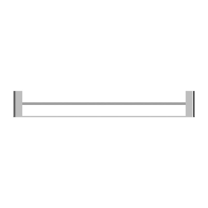 Nero Bianca Double Towel Rail 800mm Chrome Bathroom Accessories Nero