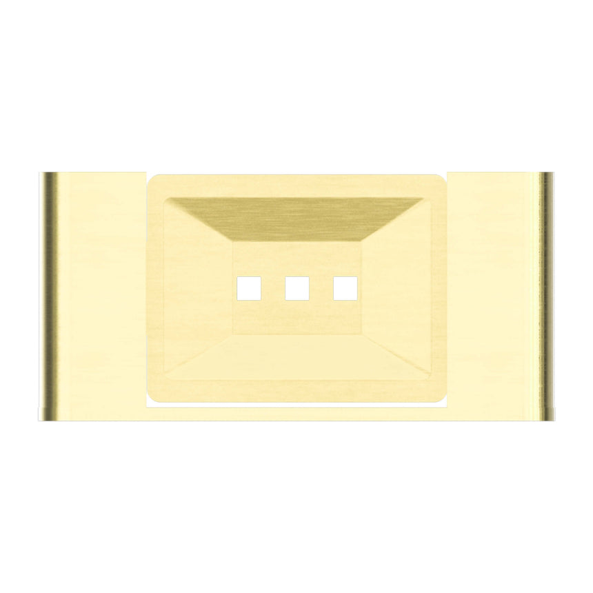 Nero Bianca Soap Dish Holder Brushed Yellow Gold Bathroom Accessories Nero