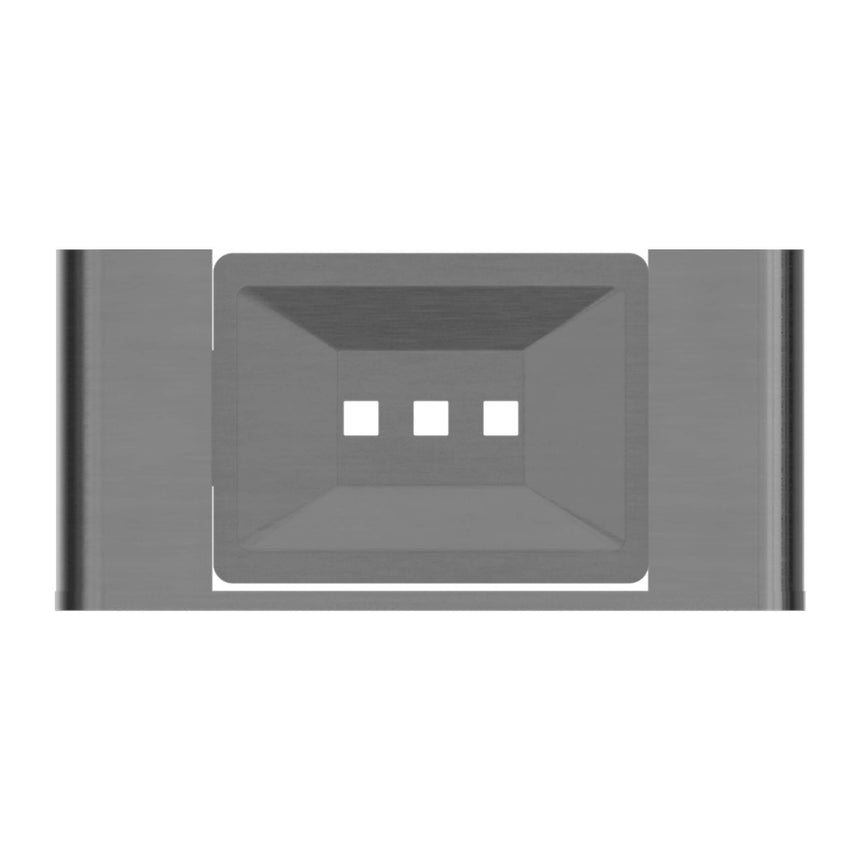 Nero Bianca Soap Dish Holder Gun Metal Bathroom Accessories Nero