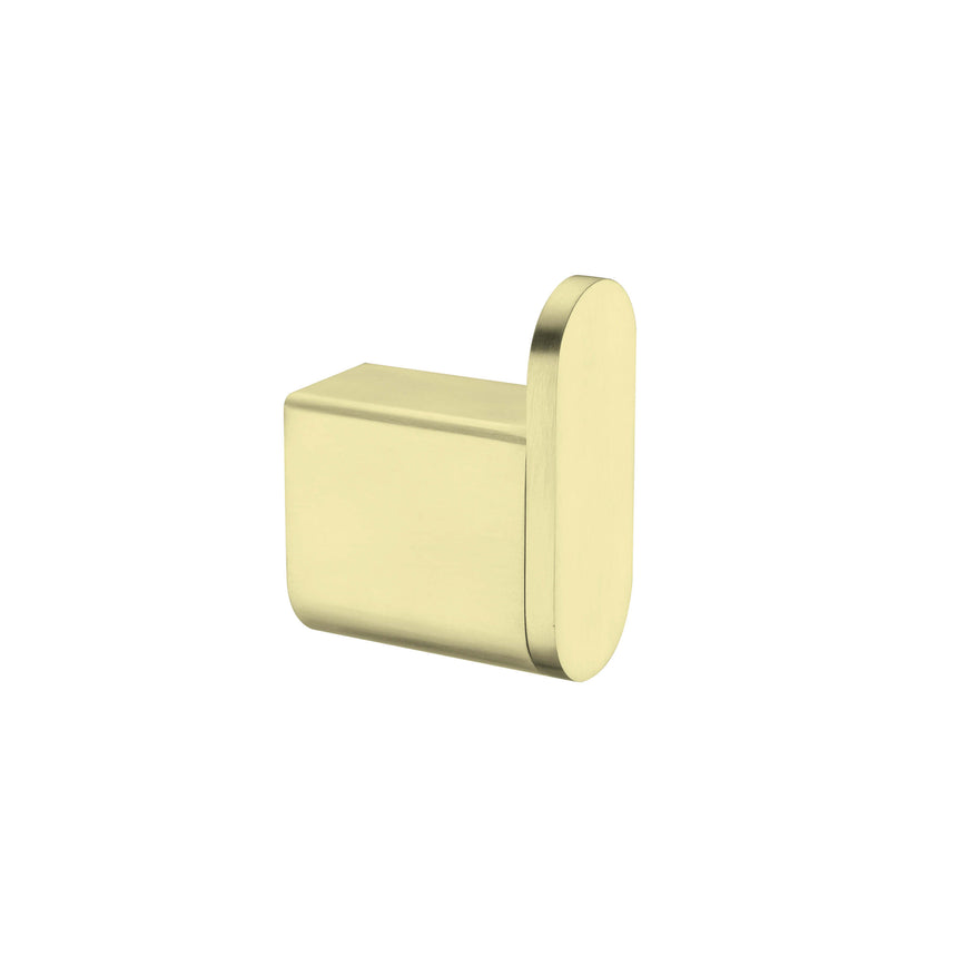 Nero Bianca Robe Hook Brushed Yellow Gold Bathroom Accessories Nero