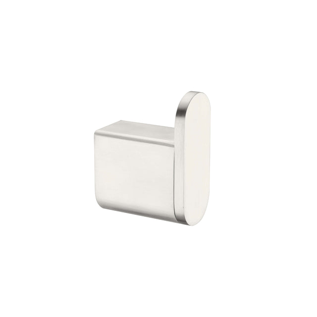 Nero Bianca Robe Hook Brushed Nickel Bathroom Accessories Nero