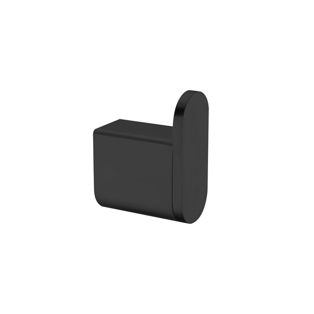Nero Bianca Robe Hook Matte Black Bathroom Accessories Nero