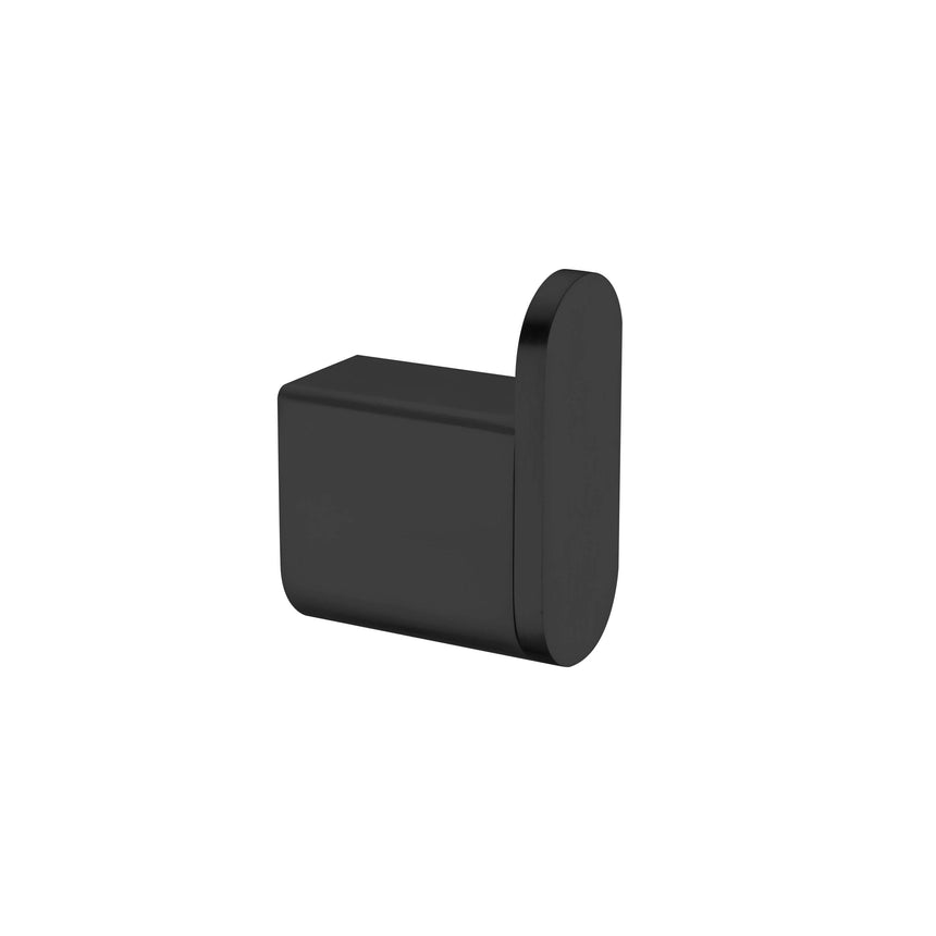 Nero Bianca Robe Hook Matte Black Bathroom Accessories Nero