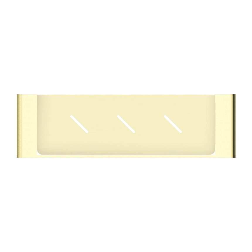 Nero Bianca Shower Shelf Brushed Yellow Gold Bathroom Accessories Nero