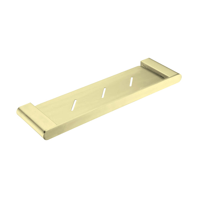 Nero Bianca Shower Shelf Brushed Yellow Gold Bathroom Accessories Nero