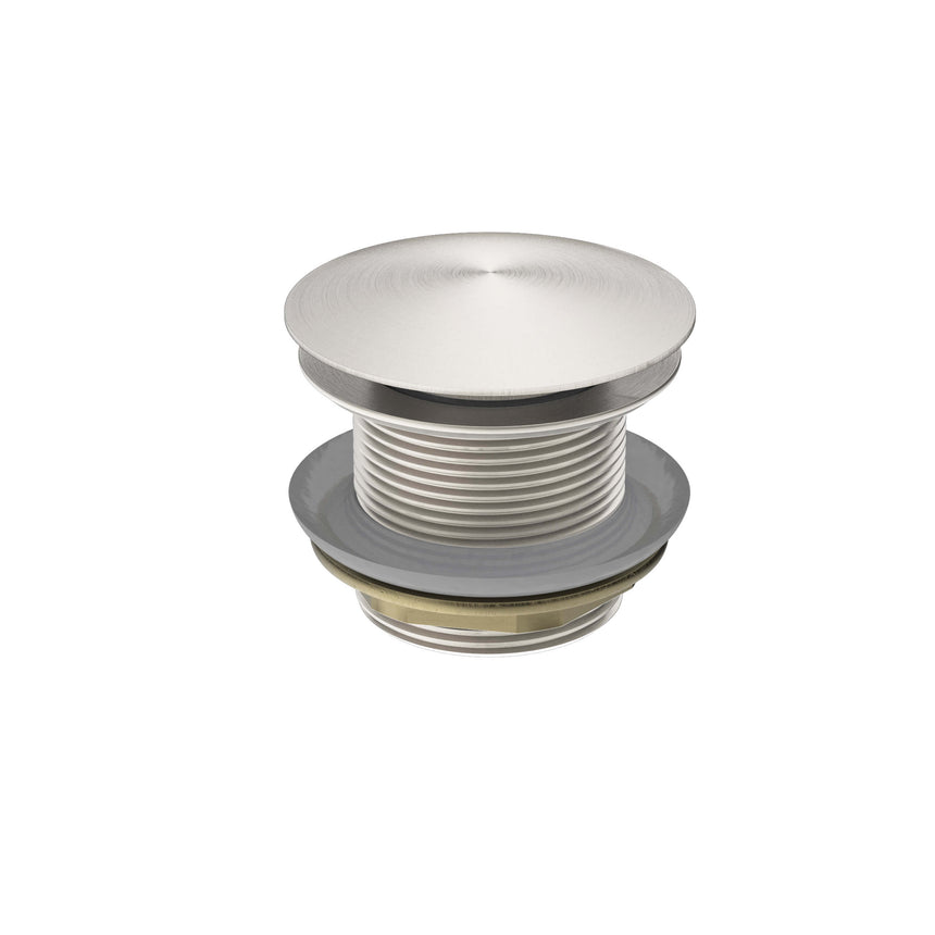 Nero 40mm Bath Pop-Up Plug With Removable Waste No Overflow Brushed Nickel Other Accessories Nero