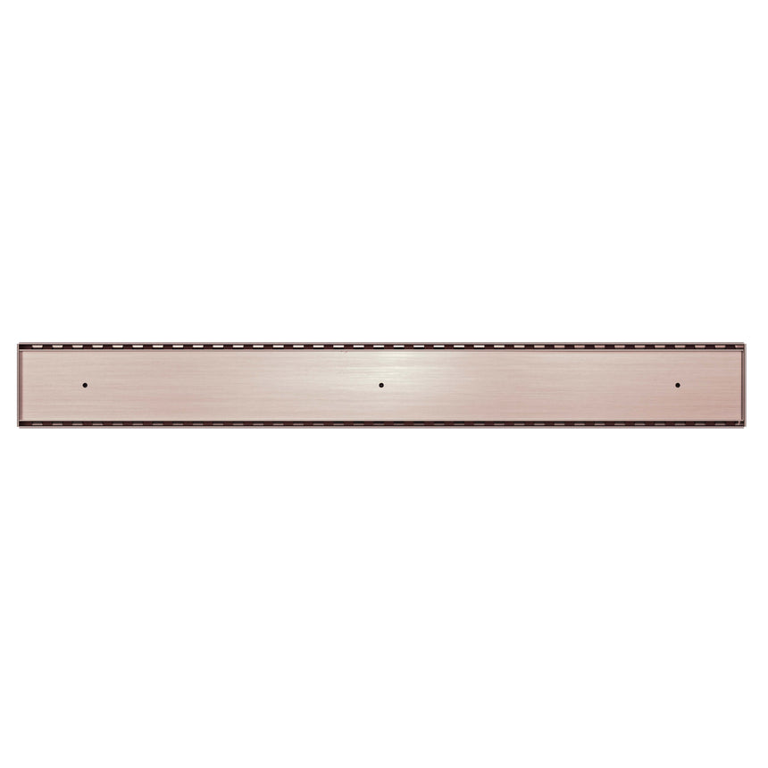Nero Tile Insert V Cannel Floor Grate 900mm with 89mm Outlet Brushed Bronze Other Accessories Nero