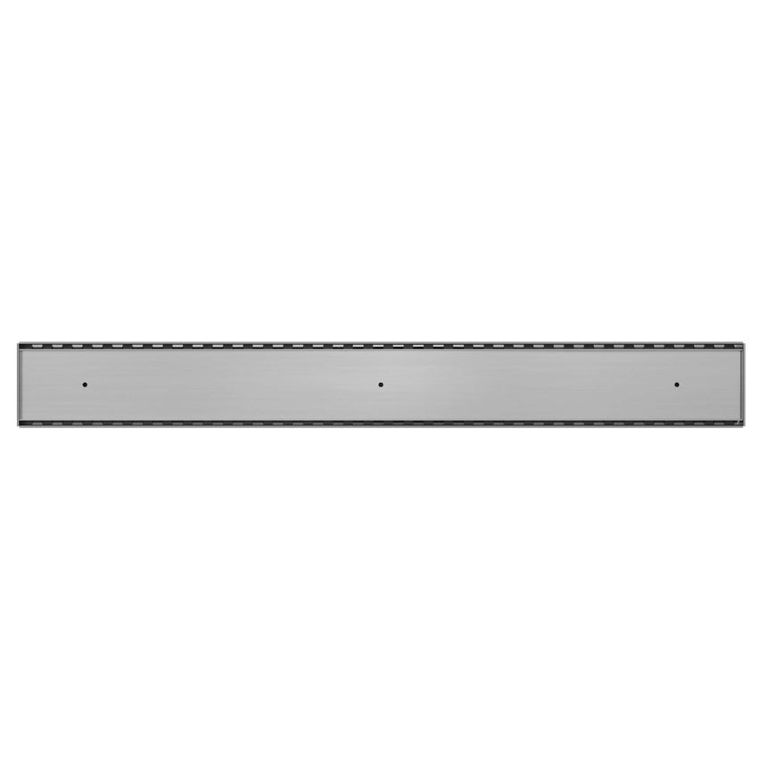 Nero Tile Insert V Cannel Floor Grate 900mm with 89mm Outlet Gun Metal Other Accessories Nero
