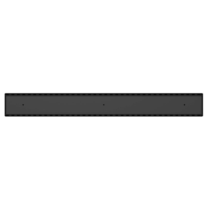 Nero Tile Insert V Channel Floor Grate 900mm with 89mm Outlet Matte Black Other Accessories Nero