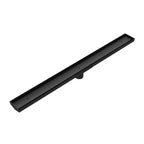 Nero Tile Insert V Channel 900x82mm Floor Grate 50mm Outlet Matte Black