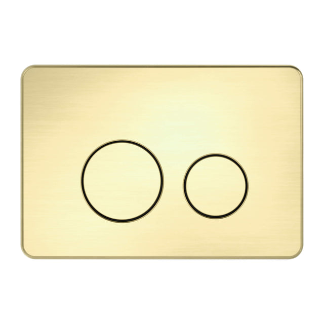 Nero In Wall Toilet Push Plate Brushed Yellow Gold Other Accessories Nero