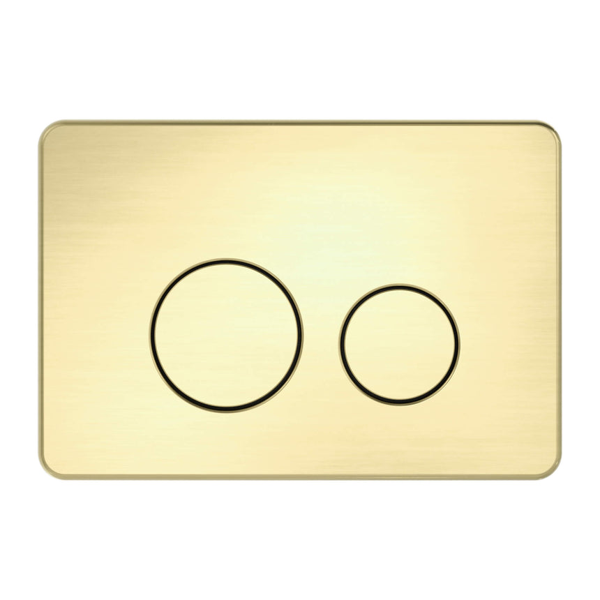 Nero In Wall Toilet Push Plate Brushed Yellow Gold Other Accessories Nero