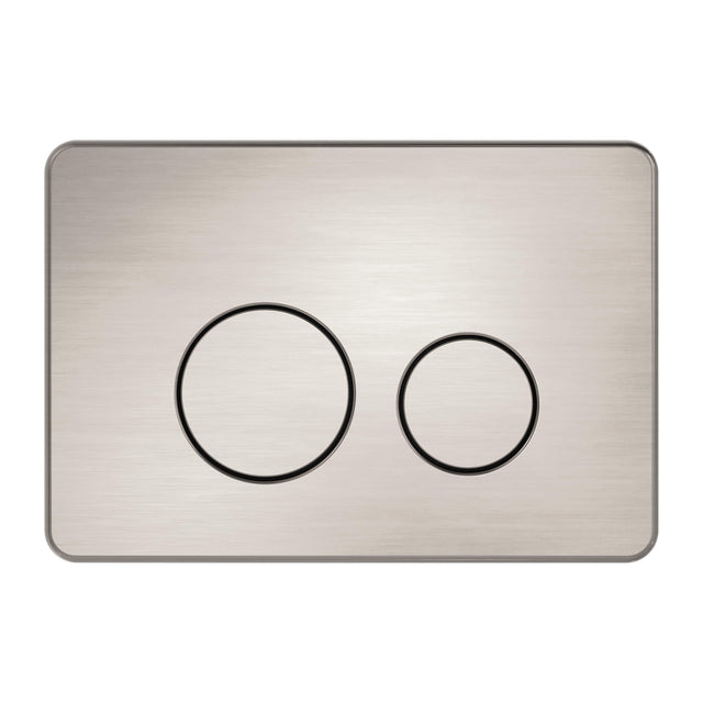 Nero In Wall Toilet Push Plate Brushed Nickel Other Accessories Nero