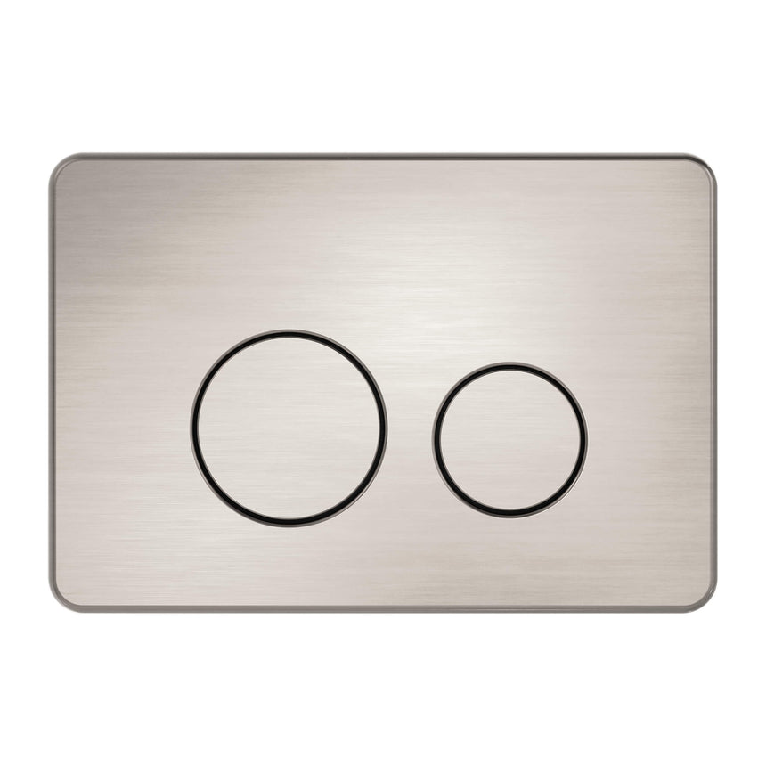 Nero In Wall Toilet Push Plate Brushed Nickel Other Accessories Nero