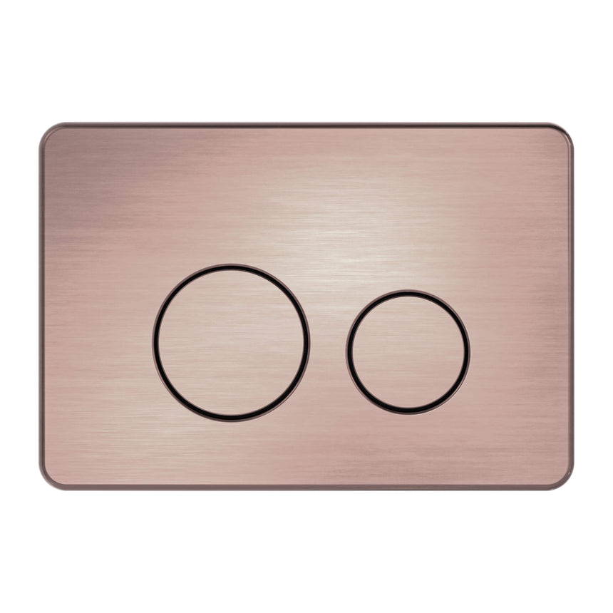 Nero In Wall Toilet Push Plate Brushed Bronze Other Accessories Nero