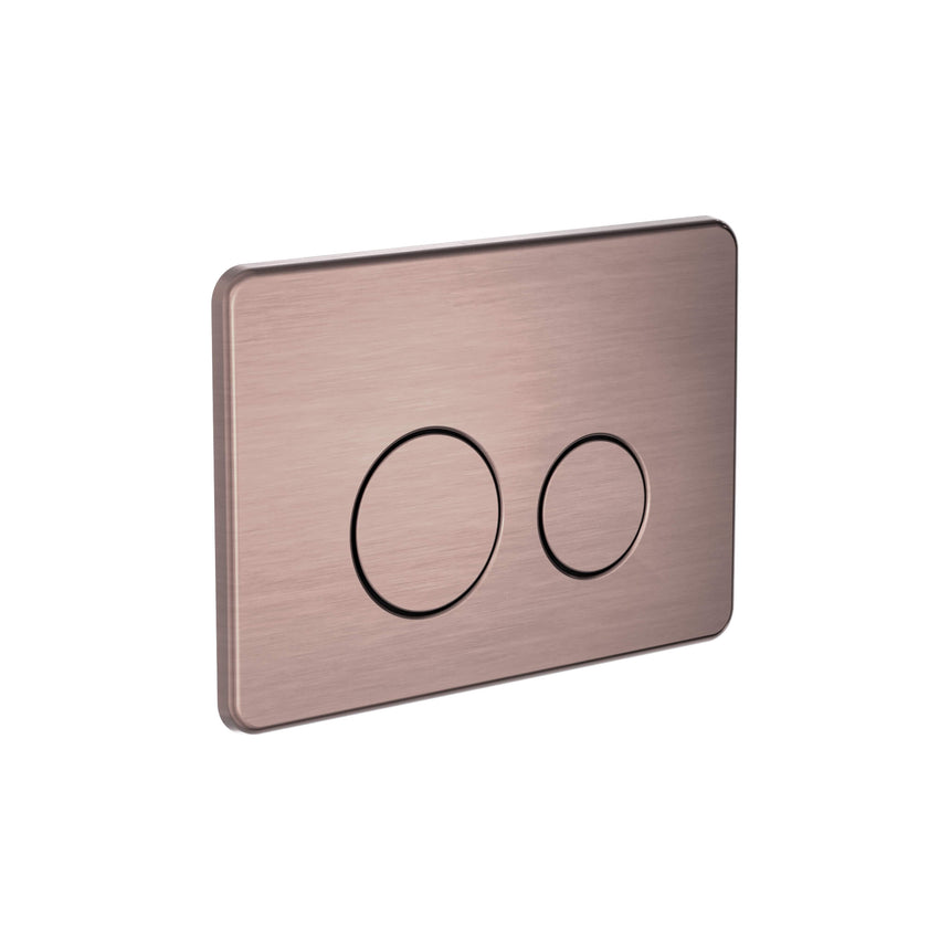 Nero In Wall Toilet Push Plate Brushed Bronze Other Accessories Nero