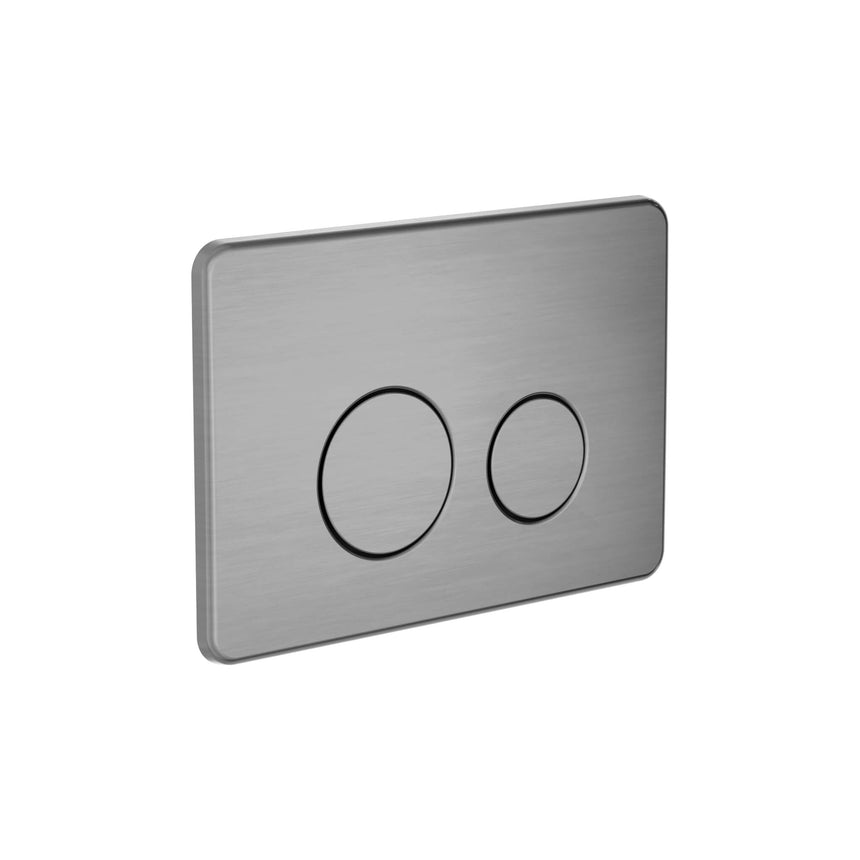 Nero In Wall Toilet Push Plate Gun Metal Other Accessories Nero