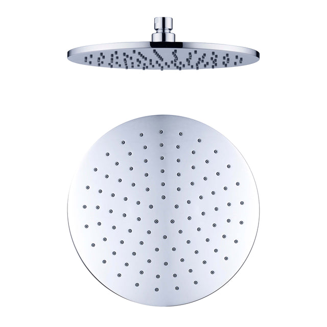 Nero 250mm Round Shower Head Chrome Shower Nero