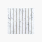 Marble Mosaic Kit Kat 15x150mm Honed Carrara