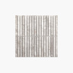 Everstone Natural Marble Mosaic Kit Kat 15x150 Silver Grey Honed Sample