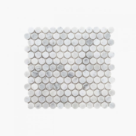 Natural-Marble-Mosaic-PennyRound-23_C3_9723-Carrara-Honed_top