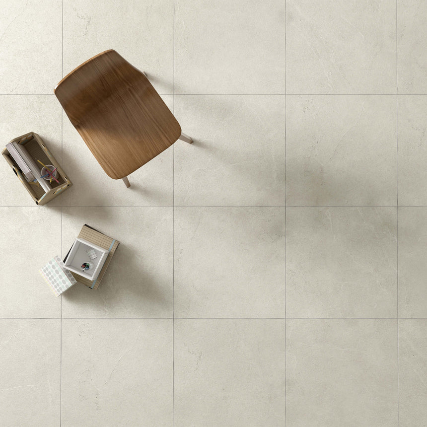 Nepal Stone 600x600 Matt Ivory Stone Look Tiles Tilemall