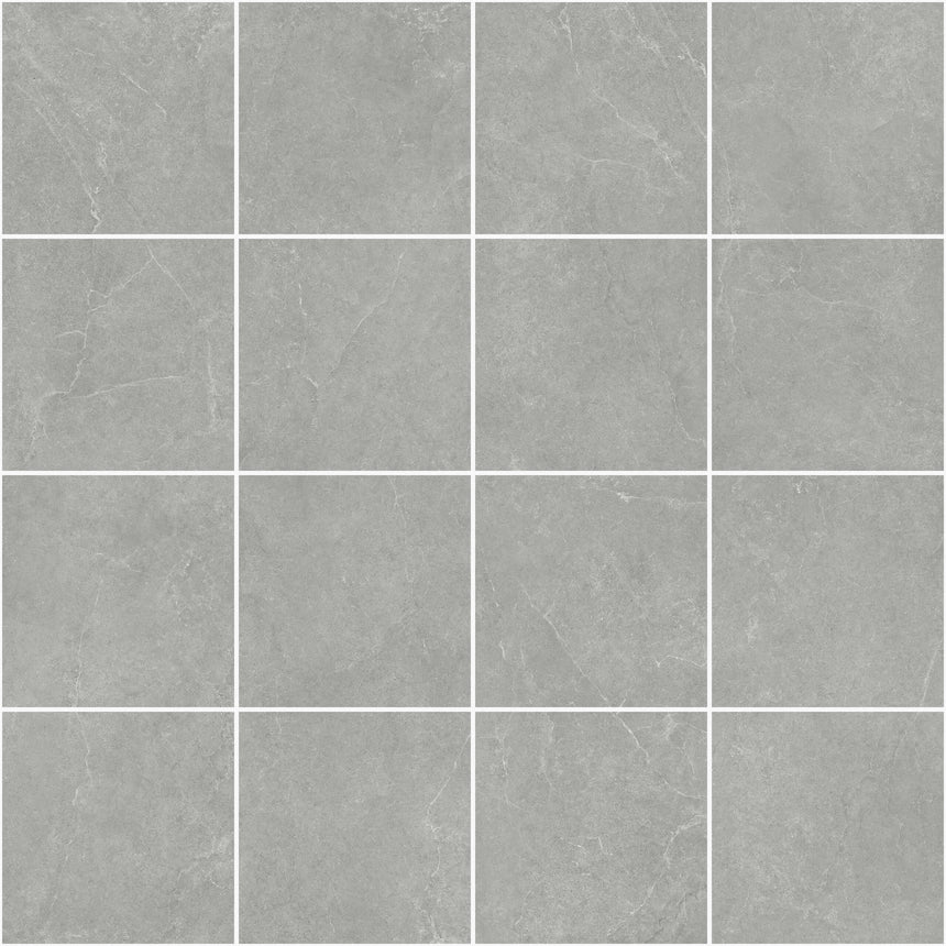 Nepal Stone 600x600 Mid Grey Stone Look Tiles Tilemall