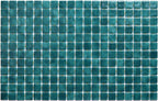 Ezarri Niebla Mosaic Square 25x25mm Glass Gloss Green 2502-A