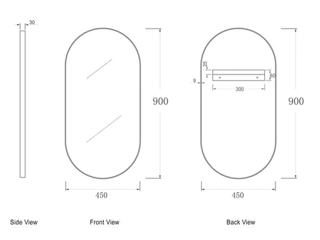 Noosa-Framed-Mirror-900x450mm-Oval-Info