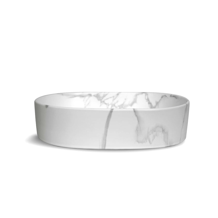 Quay Oval Basin 500x340mm Matte Carrara Bathroom Basin Otti Australia