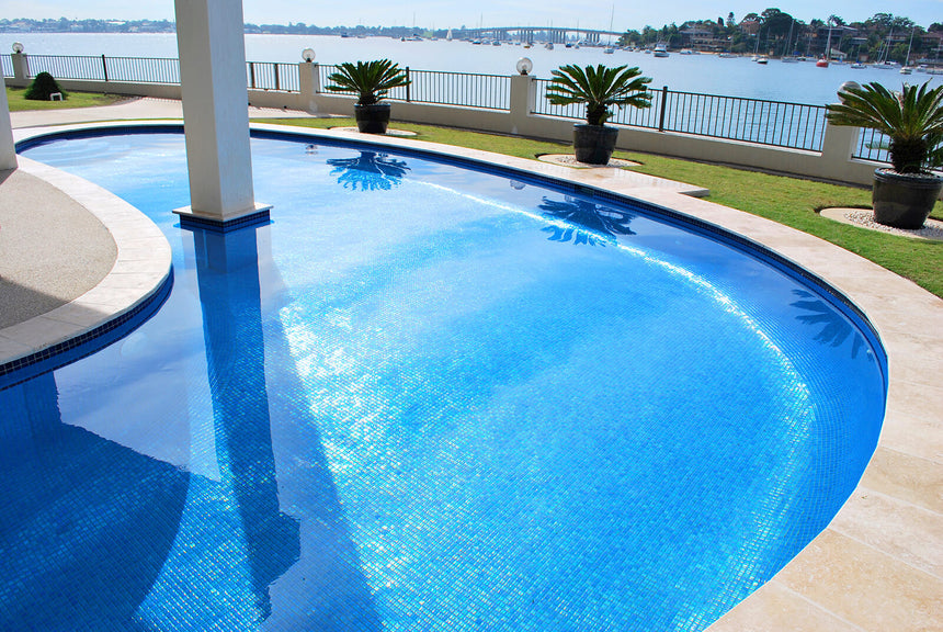 Spanish Ezarri Iris Ocean Glass Mosaic Europe Imports