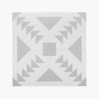 Pattern Tile 200x200 Matt Grey 211615 Encaustic Look Rectified Sample