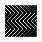 Pattern Tile 200x200 Matt Black 210131 Encaustic Look Rectified