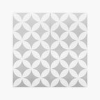 Pattern Tile 200x200 Matt Grey 211619 Encaustic Look Pressed